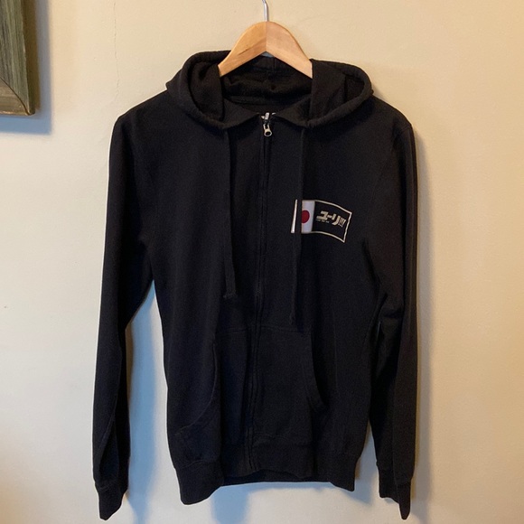 Yuri On Ice Mens S Zip Up Hoodie - Logo Lapel Katsuki Kanji 24 Number Back Image - Picture 3 of 12